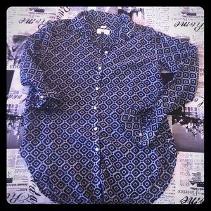 Loft Button Up Printed Shirt